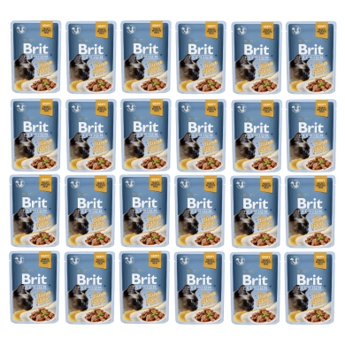 Brit Premium 24 x saszetka 85g tuńczyk w sosie